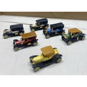 Lot Of 6 Readers Digest  Plastic Cars #211,301,302,304,305,306(bent Axle)